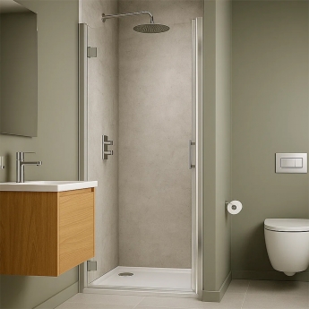 Nuance Light Portland Small Alcove Shower Wall Panel Complete Kit (Pack D) | Product Image