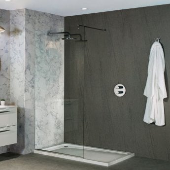 Nuance Postformed Wall Panel 2420mm H X 1200mm W Natural Grey Stone - Roche