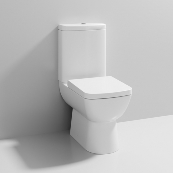Nuie Ambrose Bathroom Suite Close Coupled Toilet and Basin 500mm - 1 Tap Hole | Product Image