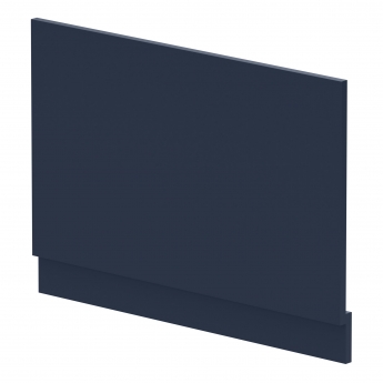 Nuie Arno Straight Bath End Panel and Plinth 560mm H x 780mm W - Satin Midnight Blue
