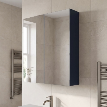 Arno 600mm 2-Door Mirrored Bathroom Cabinet | Product Image