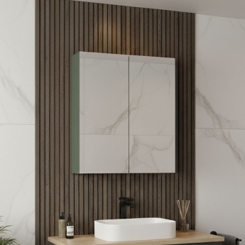 Parade 600mm 2-Door Mirrored Bathroom Cabinet