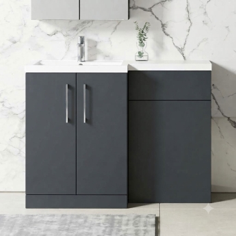 Arno 1100mm Combination Unit with L-Shape Basin | Product Image