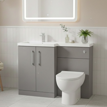 Arno 1100mm Combination Vanity Basin and Toilet Unit