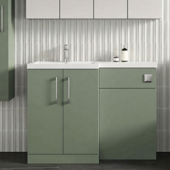Arno 1100mm Combination Unit with L-Shape Basin | Product Image