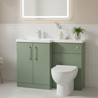 Arno 1100mm Combination Vanity Basin and Toilet Unit