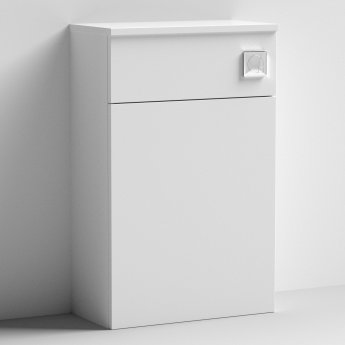 Nuie Arno Compact Back to Wall WC Unit 500mm W x 260mm D - Gloss White