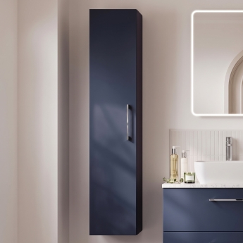 Arno 300mm Wall Hung 1-Door Tall Storage Unit | Product Image