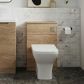 Arno Woodgrain 500mm Back-to-Wall WC Unit | Product Image
