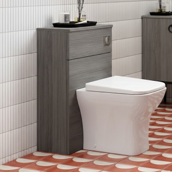 Arno Woodgrain 500mm Back-to-Wall WC Unit
