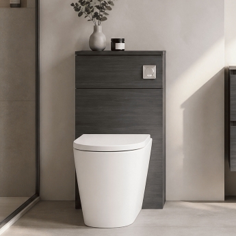 Arno Woodgrain 500mm Back-to-Wall WC Unit | Product Image