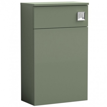 Nuie Arno Back to Wall WC Unit 500mm Wide - Satin Green