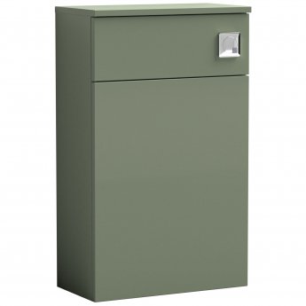 Nuie Arno Back to Wall WC Unit 500mm Wide - Satin Green
