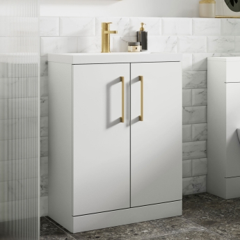 Arno 500mm 2-Door Floor Standing Vanity Unit | Product Image