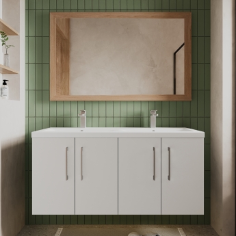 Arno Twin 1200mm 4-Door Wall Hung Vanity Unit