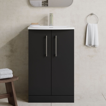 Arno 500mm 2-Door Floor Standing Vanity Unit | Product Image