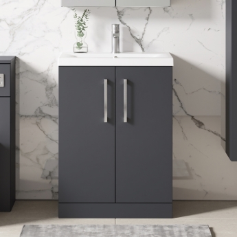 Arno 600mm 2-Door Floor Standing Vanity Unit | Product Image