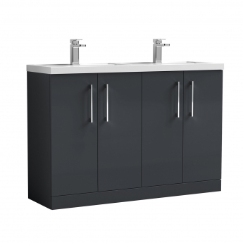 Arno Twin 1200mm 4-Door Floor Standing Vanity Unit