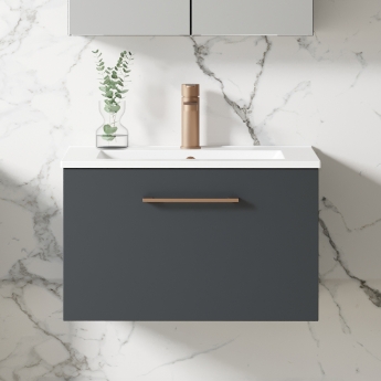 Arno 600mm 1-Drawer Wall Hung Vanity Unit