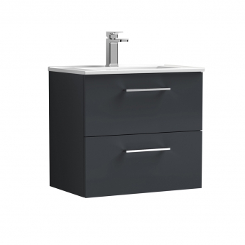 Arno 600mm 2-Drawer Wall Hung Vanity Unit