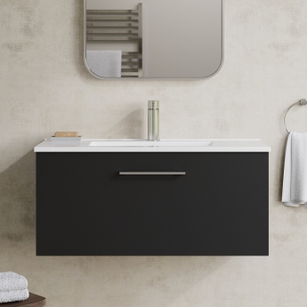 Arno 800mm 1-Drawer Wall Hung Vanity Unit
