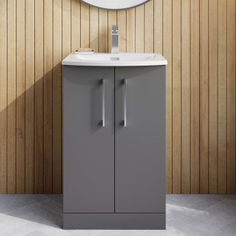 Arno 500mm 2-Door Floor Standing Vanity Unit | Product Image