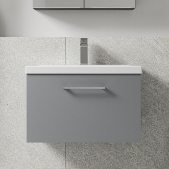 Arno 600mm 1-Drawer Wall Hung Vanity Unit | Product Image