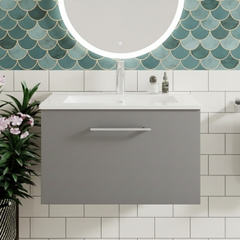 Arno 600mm 1-Drawer Wall Hung Vanity Unit