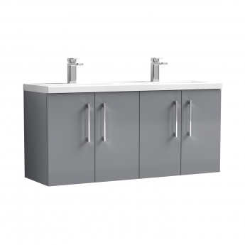 Arno Twin 1200mm 4-Door Wall Hung Vanity Unit