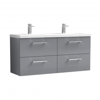 Arno Twin 1200mm 4-Drawer Wall Hung Vanity Unit