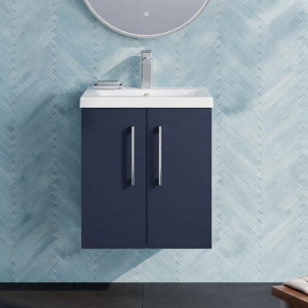Arno 500mm 2-Door Wall Hung Vanity Unit | Product Image