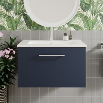 Arno 600mm 1-Drawer Wall Hung Vanity Unit