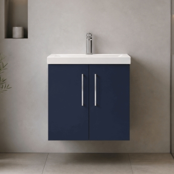 Arno 600mm 2-Door Wall Hung Vanity Unit | Product Image