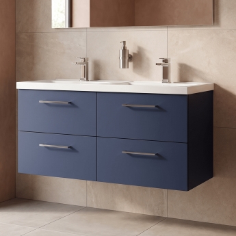 Arno Twin 1200mm 4-Drawer Wall Hung Vanity Unit | Product Image