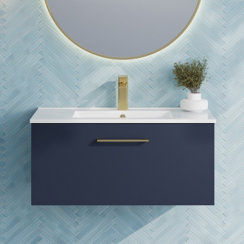 Arno 800mm 1-Drawer Wall Hung Vanity Unit