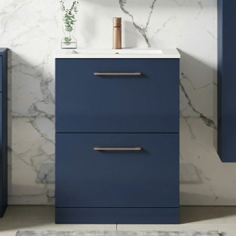 Arno 600mm 2-Drawer Floor Standing Vanity Unit