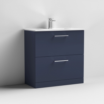 Arno 800mm 2-Drawer Floor Standing Vanity Unit
