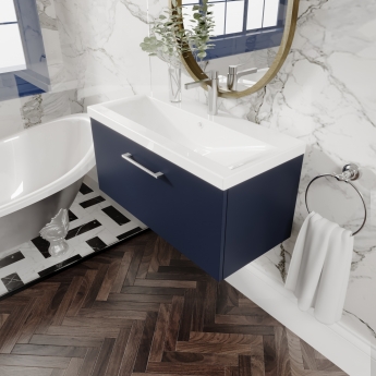 Arno 800mm 1-Drawer Wall Hung Vanity Unit