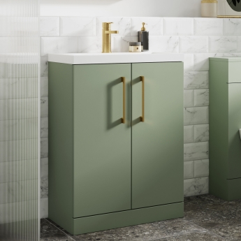 Arno 600mm 2-Door Floor Standing Vanity Unit | Product Image
