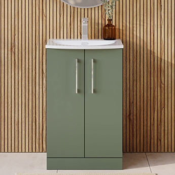 Arno 500mm 2-Door Floor Standing Vanity Unit | Product Image