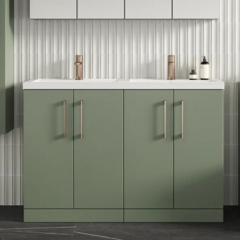 Arno Twin 1200mm 4-Door Floor Standing Vanity Unit