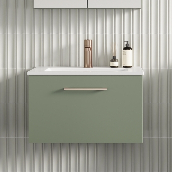 Arno 600mm 1-Drawer Wall Hung Vanity Unit