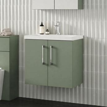 Arno 600mm 2-Door Wall Hung Vanity Unit | Product Image