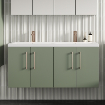 Arno Twin 1200mm 4-Door Wall Hung Vanity Unit