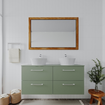 Arno Twin 1200mm 4-Drawer Wall Hung Vanity Unit with Countertop