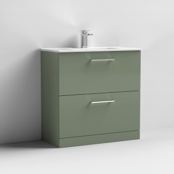 Arno 800mm 2-Drawer Floor Standing Vanity Unit