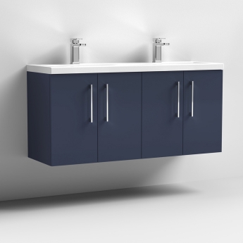 Arno Twin 1200mm 4-Door Wall Hung Vanity Unit
