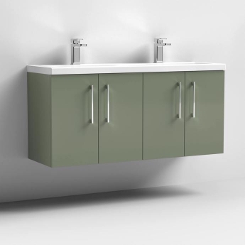 Arno Twin 1200mm 4-Door Wall Hung Vanity Unit