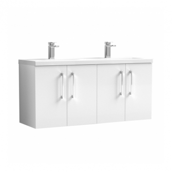 Arno Twin 1200mm 4-Door Wall Hung Vanity Unit