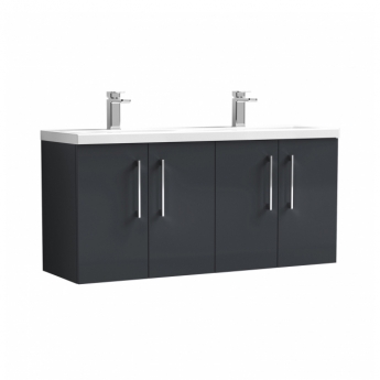 Arno Twin 1200mm 4-Door Wall Hung Vanity Unit